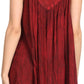 Sakkas Goregianna Long Embroidered Sequin Printed Batik Beaded Tank Top Blouse Top
