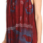 Sakkas Goregianna Long Embroidered Sequin Printed Batik Beaded Tank Top Blouse Top