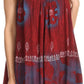 Sakkas Goregianna Long Embroidered Sequin Printed Batik Beaded Tank Top Blouse Top