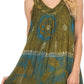 Sakkas Goregianna Long Embroidered Sequin Printed Batik Beaded Tank Top Blouse Top