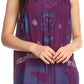 Sakkas Goregianna Long Embroidered Sequin Printed Batik Beaded Tank Top Blouse Top