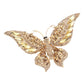 Glass Crystal Butterfly Pin Brooch