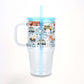 Trucks & Things 20oz Kids Tumbler with Handle, Lid & Straw