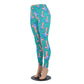 American flag cross pattern leggings