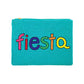 Fiesta Seed Beaded Message Clutch Crossbody Bag