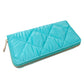 Shiny Faux Leather Padded Wallet with Wristlet