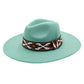 Tribal Band Panama Hat