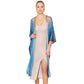 Two Tone Lurex Kimono Poncho