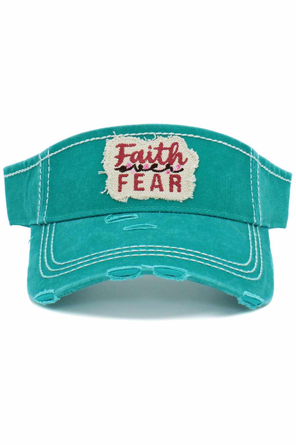 GORRA VISERA VINTAGE "FE EN VEZ DE MIEDO"