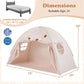 Twin Size Indoor Canopy Tent for Kids with 2 Window and Suits 3+