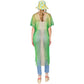Two Tone Lurex Kimono Poncho