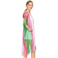 Two Tone Lurex Kimono Poncho