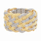 Braided Metal Mesh Detail Magnetic Bracelet