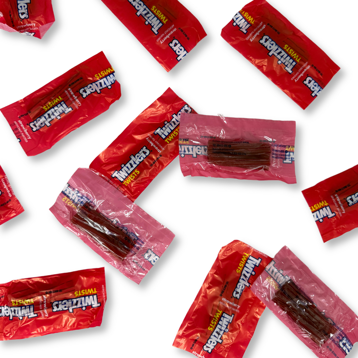 Twizzlers Strawberry Twist – Envueltos Individualmente – Bolsa de Valor a Granel
