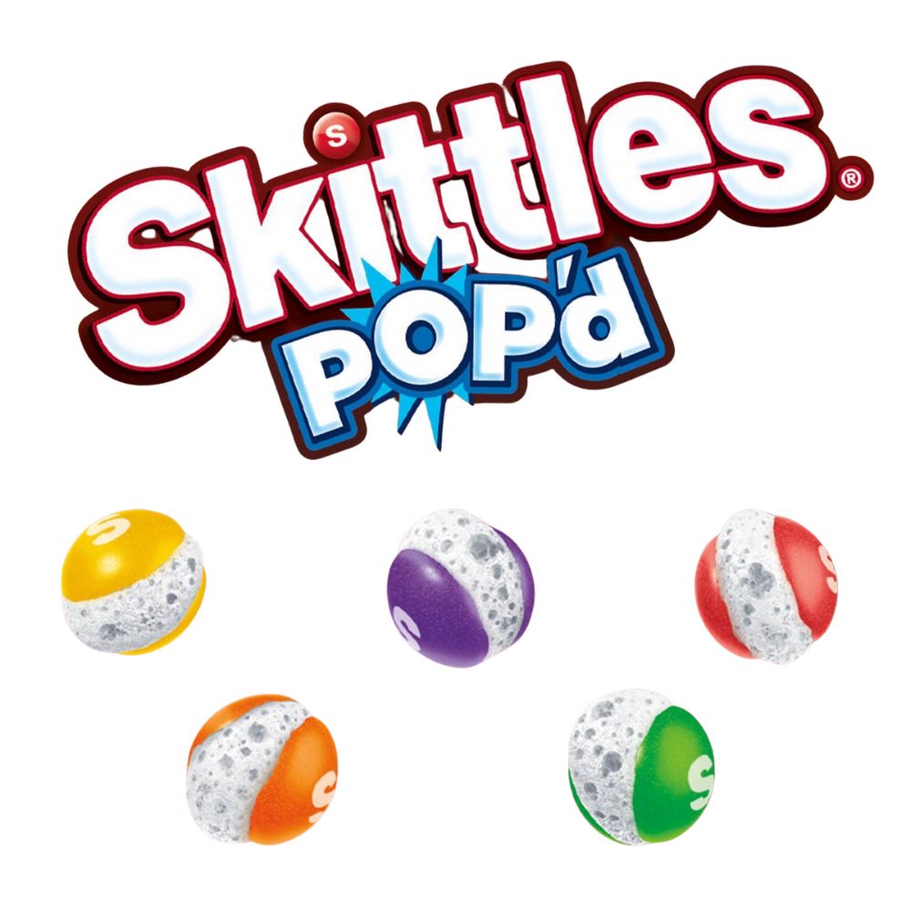 Skittles POP'd Caramelos Liofilizados – Original – Bolsa Económica a Granel