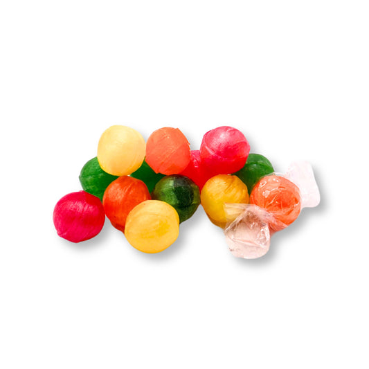 Caramelos Duros Agrios - Sabores Surtidos de Frutas - Bolsa a Granel Económica