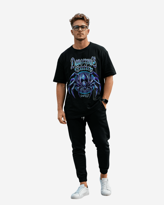 Camiseta extragrande G West Dangerous Entity para hombre