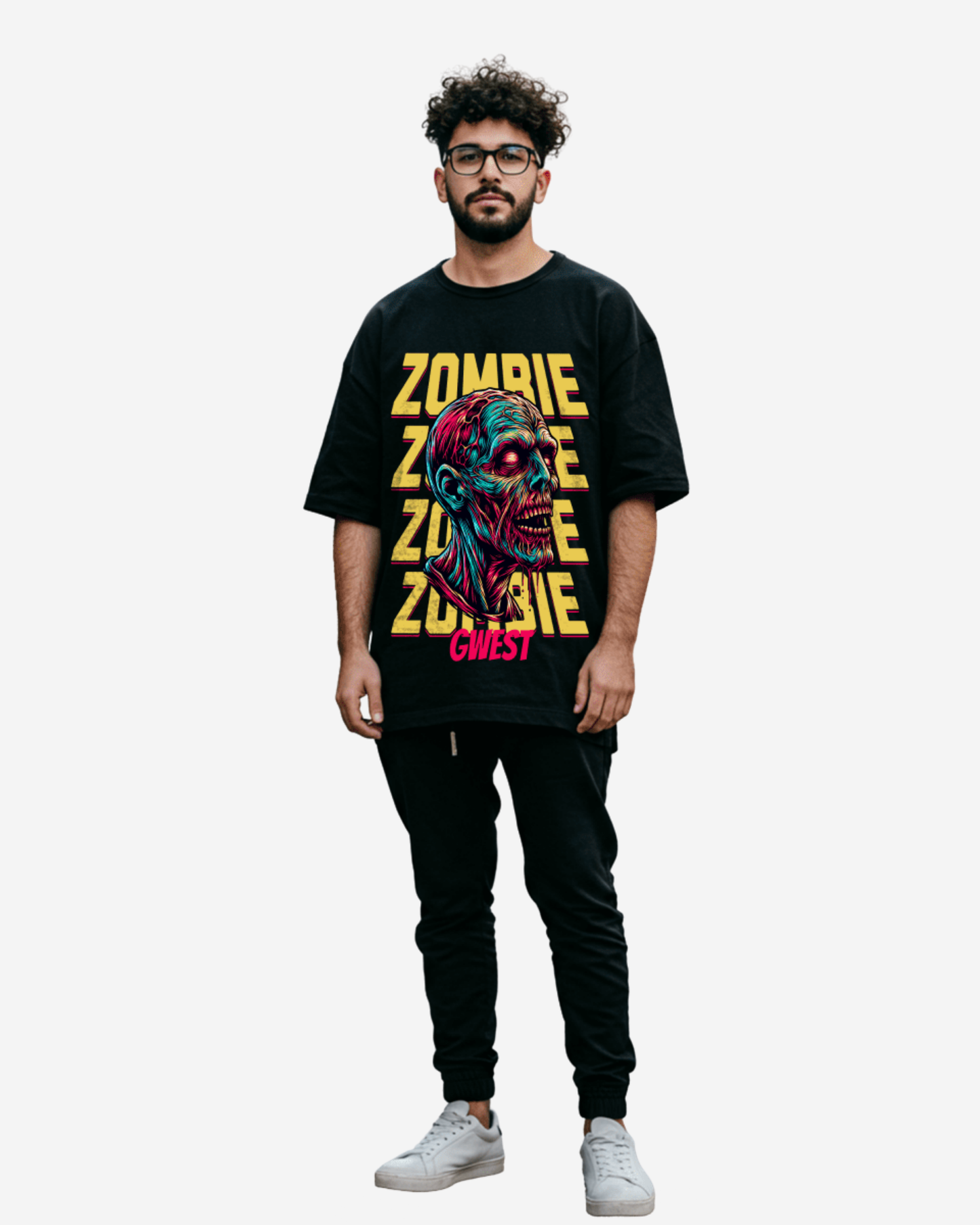G West Zombie Apocalypse Oversized T-Shirt Mens