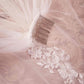 Beaded Floral Edge Chapel Veil