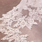 Floral Scalloped Lace Royal Veil