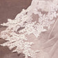 Floral Scalloped Lace Royal Veil