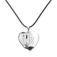 Virgo- Zodiac Heart Layered Pendant Necklace