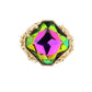 Metal Twig Detailed Stone Stretch Ring