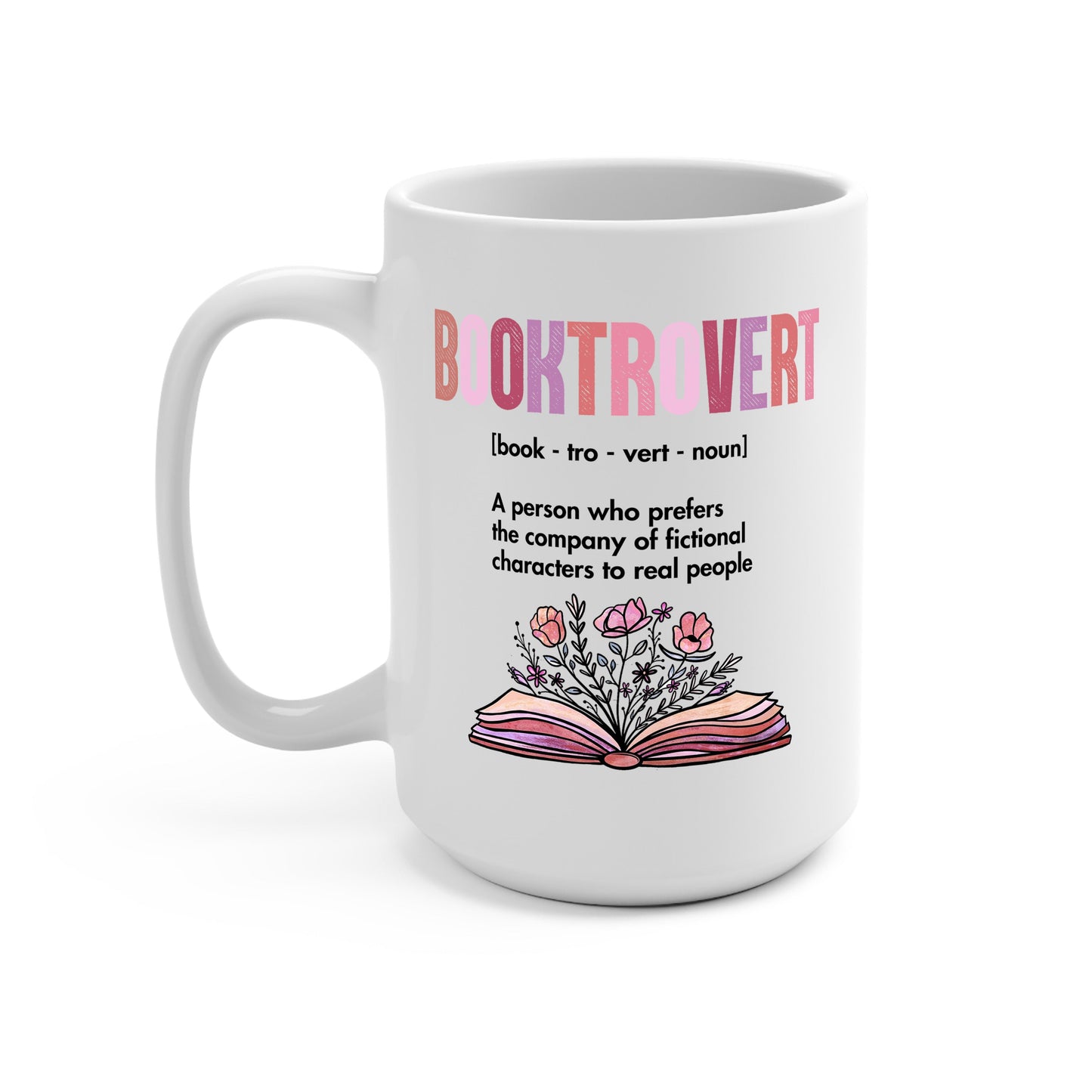 Booktrovert Glass Cups