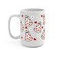 Heart Ghosts Valentine Glass Cups