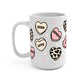 Western Valentine Glass Cups