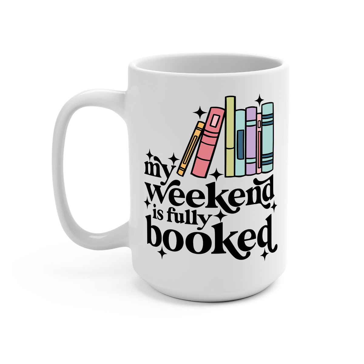 Fully Booked Weekend Glass Cups