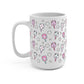 Floral Pickleball Glass Cups