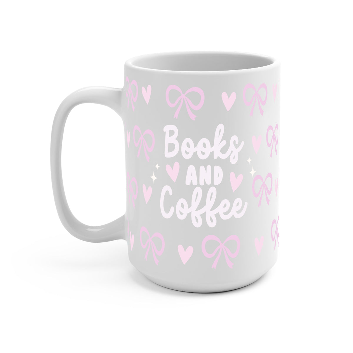 Coquette Books + Coffee Glass Cups
