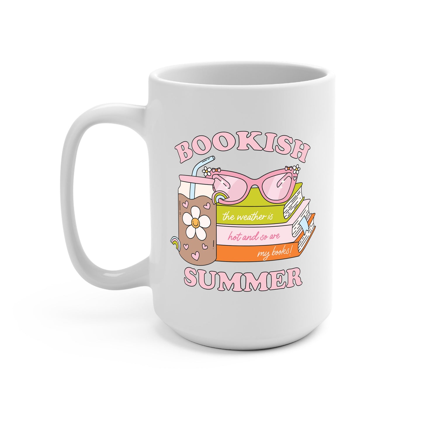 Bookish Summer Glass Cups