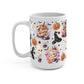 Halloween Fall Coffees Glass Cups