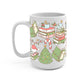 Bookish Christmas Glass Cups