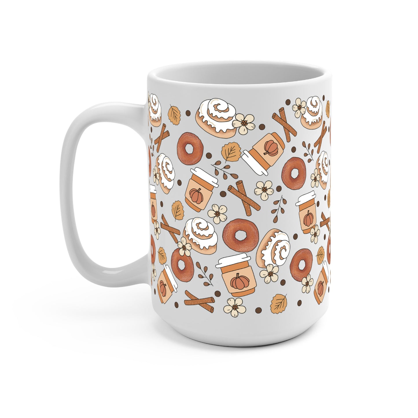 Pumpkin Spice & Cinnamon Glass Cups