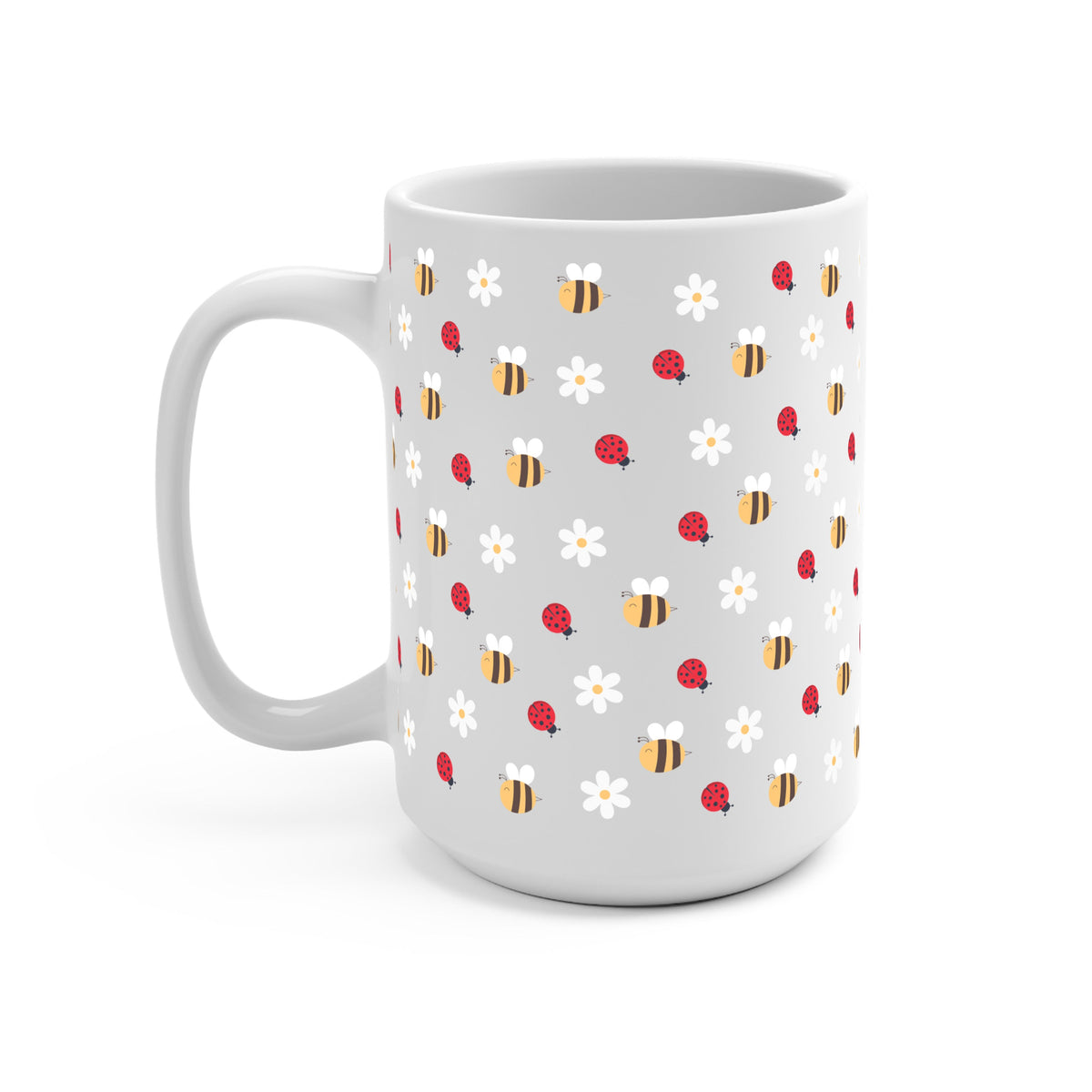 Mini Ladybugs & Daisies Glass Cups