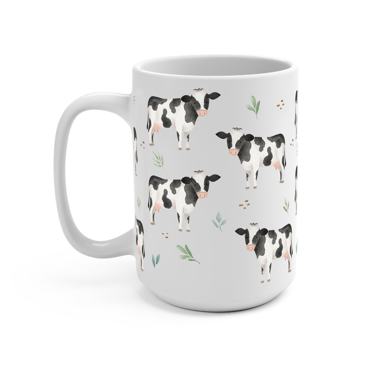 Cow Print Glass Cups