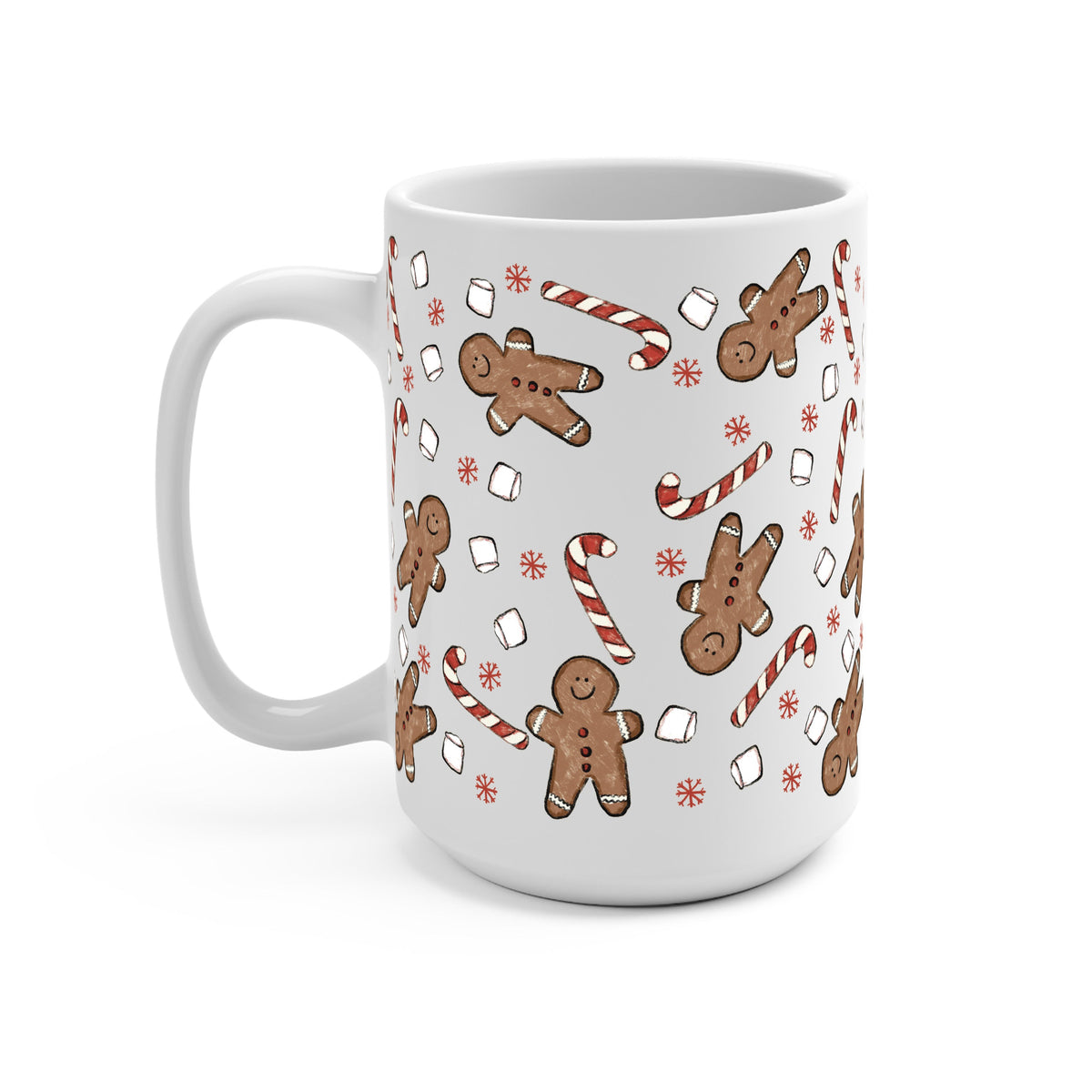 Christmas Gingerbread Candy Glass Cups