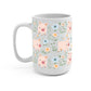 Piggies and Posies Glass Cups