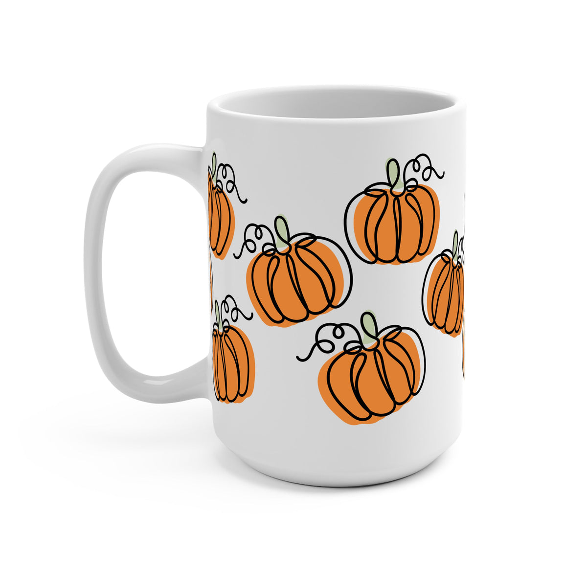 Pumpkin Patch Glass Cups