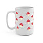 Red Mushroom Glass Cups