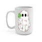 Shamrock Ghostie Glass Cups