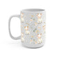 Floral Cute Goats Glass Cups