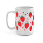 Strawberry Floral Glass Cups