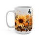Sunflower Glass Cups