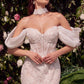 Andrea & Leo WL031 Dress Detachable Wings Mermaid Wedding Gown