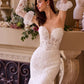 Andrea & Leo WL033 Dress Strapless Mermaid Bridal Gown & Sleeves