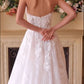Andrea & Leo WL034 Vestido de novia de encaje corte A tipo balón
